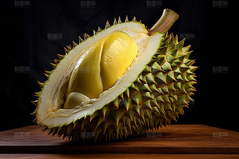 榴莲美味高清摄影图