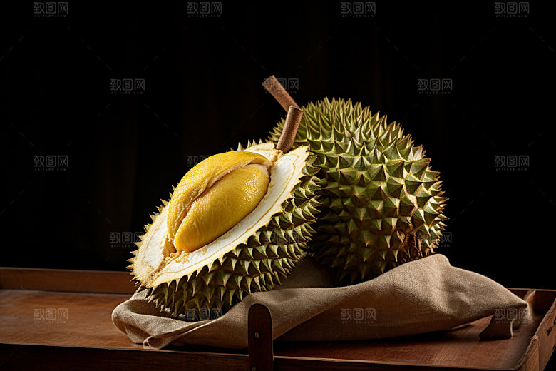 榴莲美味甜蜜摄影图