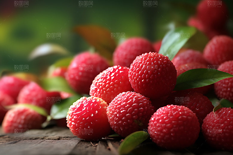 荔枝水果高清摄影图