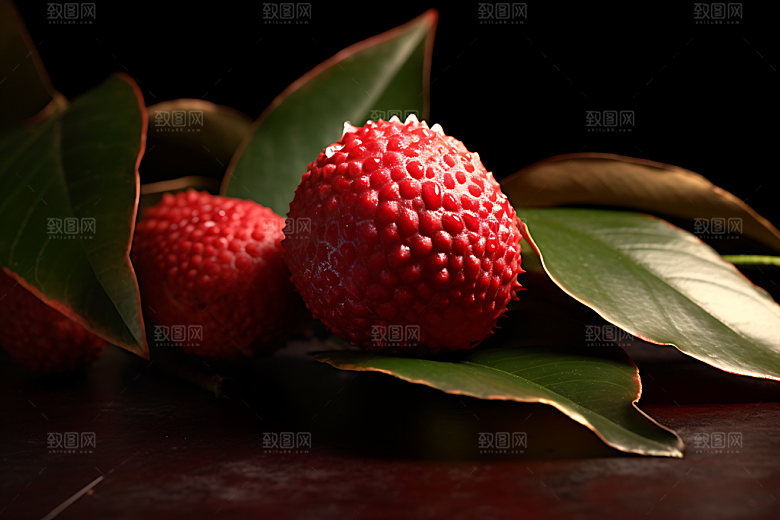 荔枝清凉美食摄影图