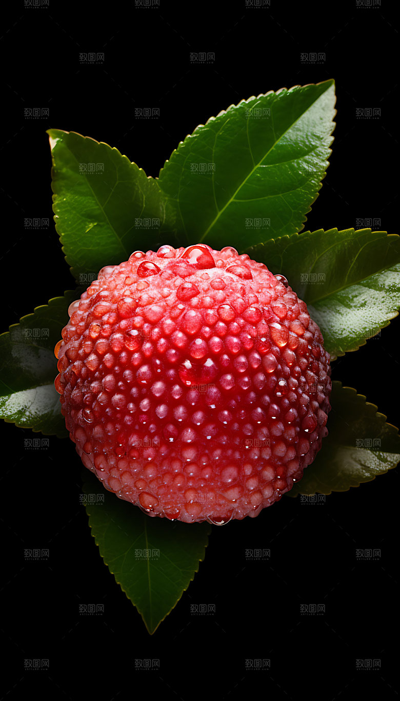 荔枝清凉特写摄影图