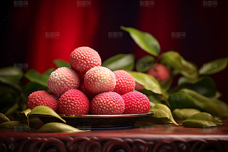 荔枝高清特写摄影图