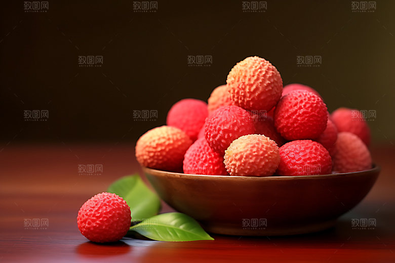 荔枝清凉特写摄影图