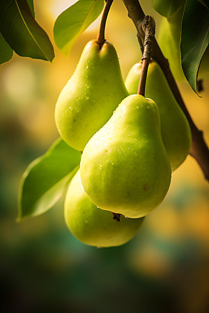 梨子甜品高清摄影图