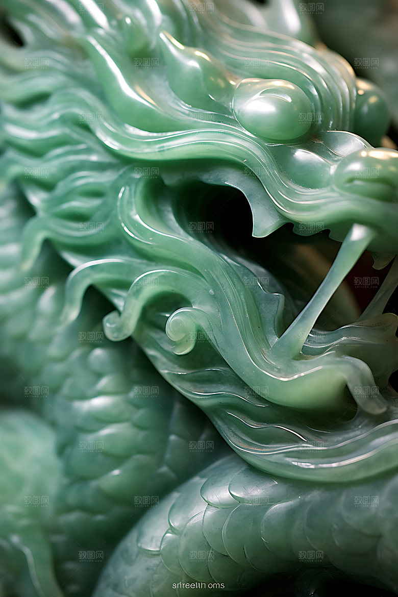 玉龙玉器古董摄影图