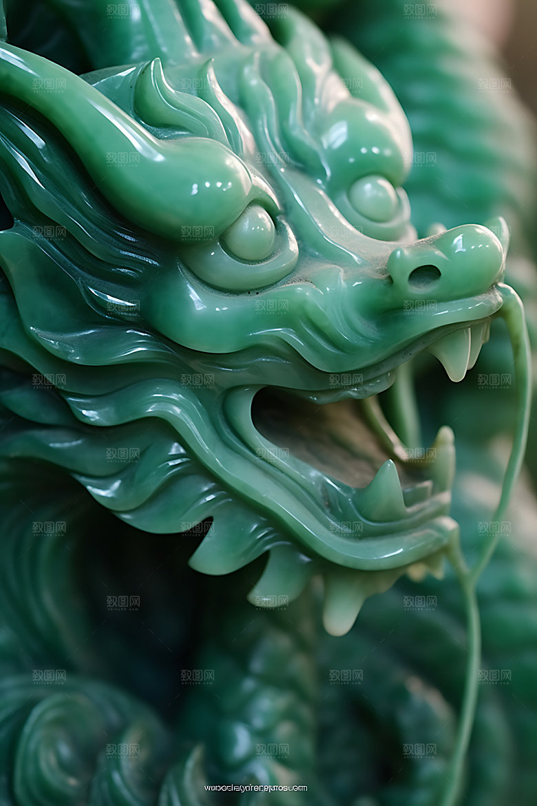 玉龙文物雕刻摄影图