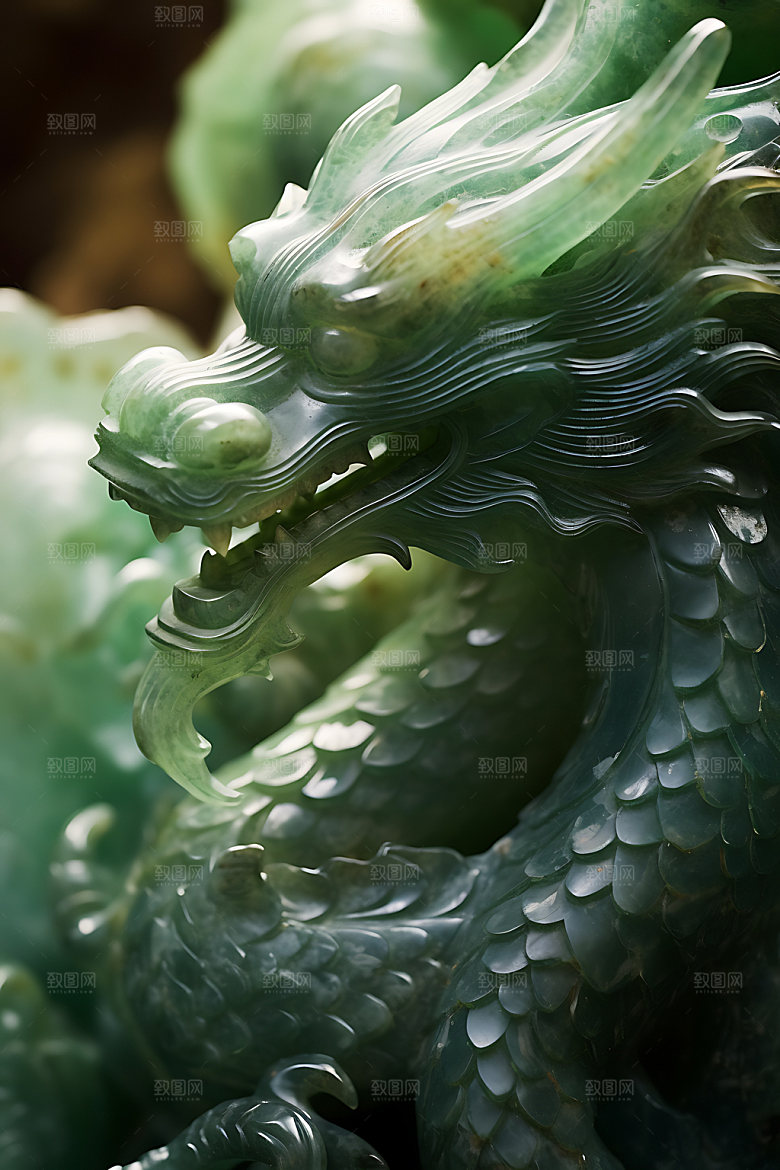 玉龙文物雕刻摄影图