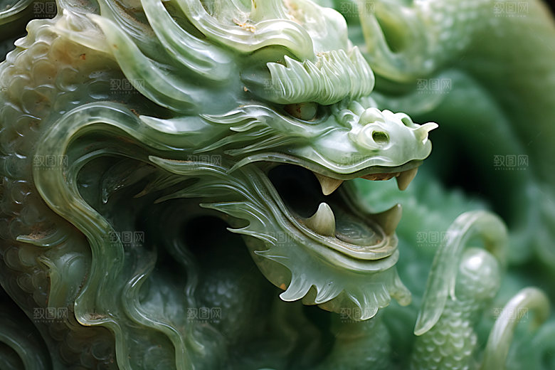 玉龙玉器翡翠摄影图