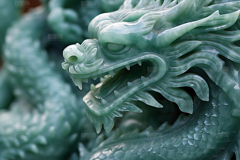 玉龙玉雕文物摄影图