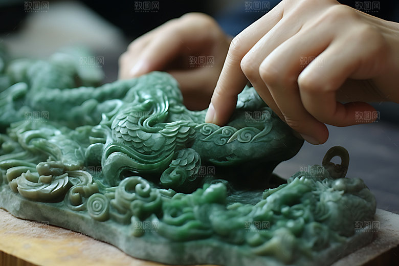 玉龙中国传统古董摄影图