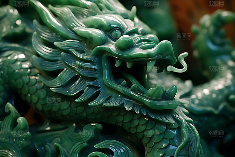 玉龙玉器翡翠摄影图