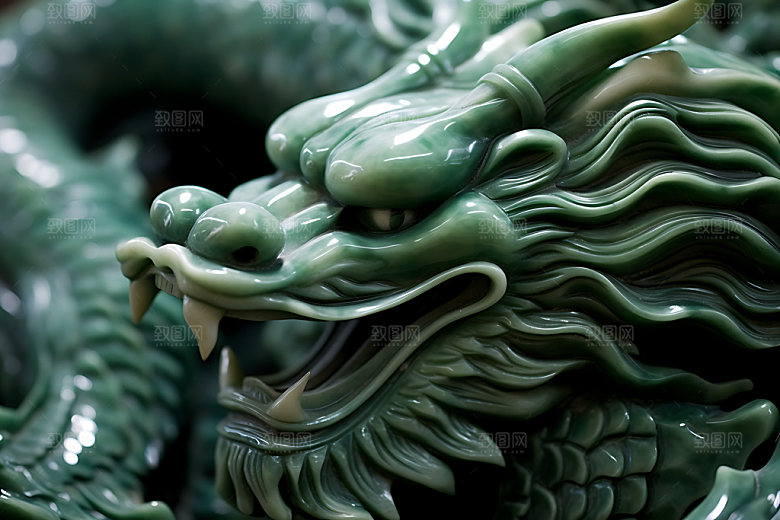 玉龙玉雕高清摄影图