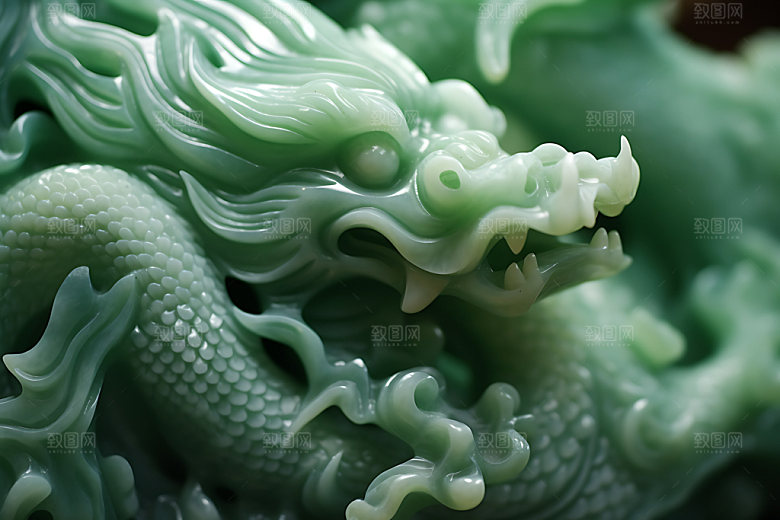 玉龙文物雕刻摄影图