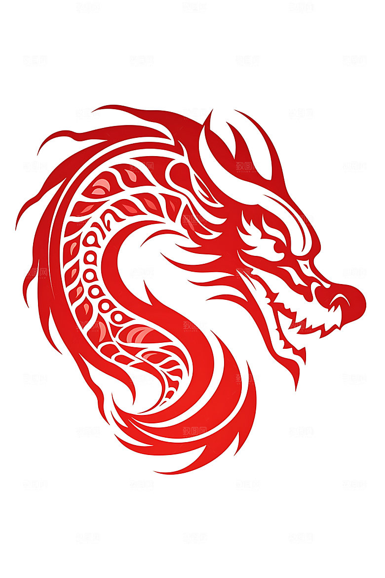 龙年艺术风格视觉素材