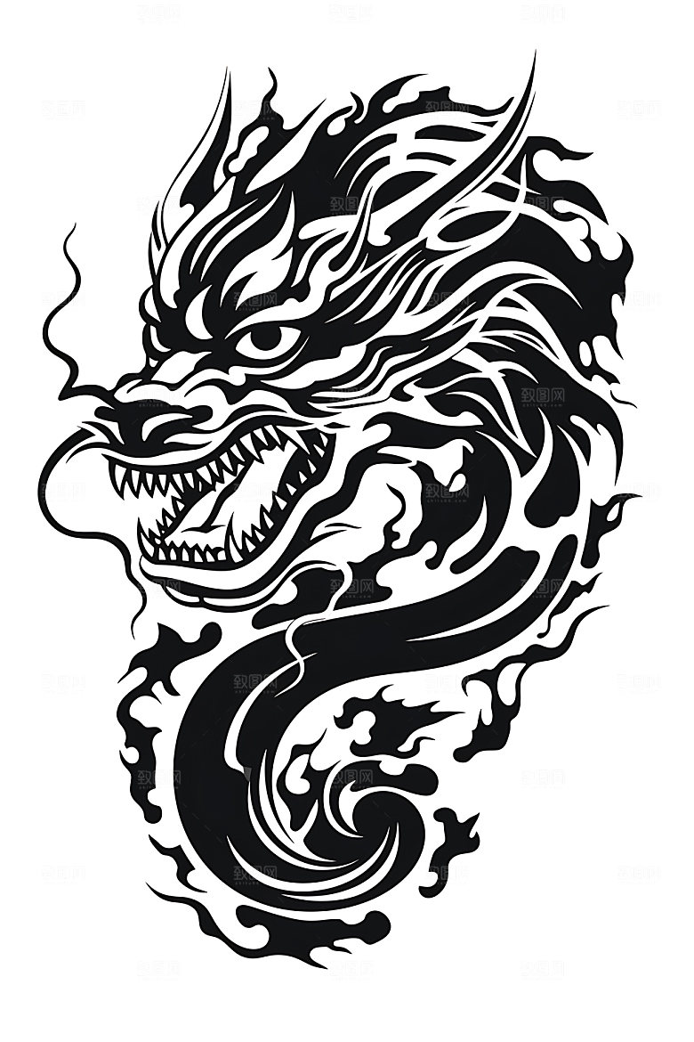 龙年艺术风格视觉素材