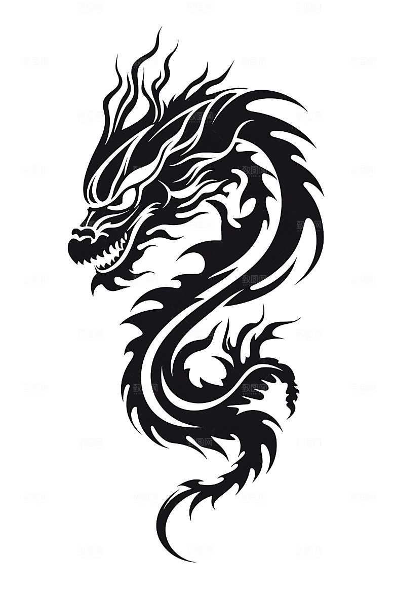 龙年视觉龙形象素材