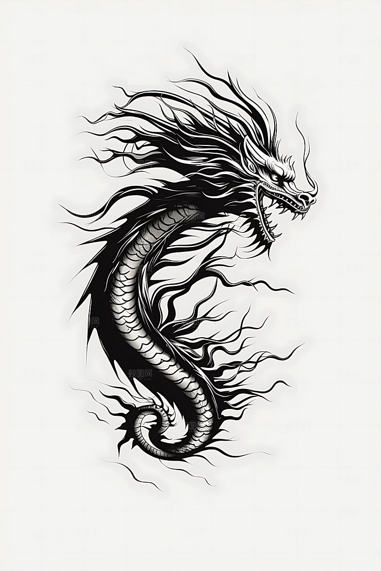 龙年视觉龙形象素材