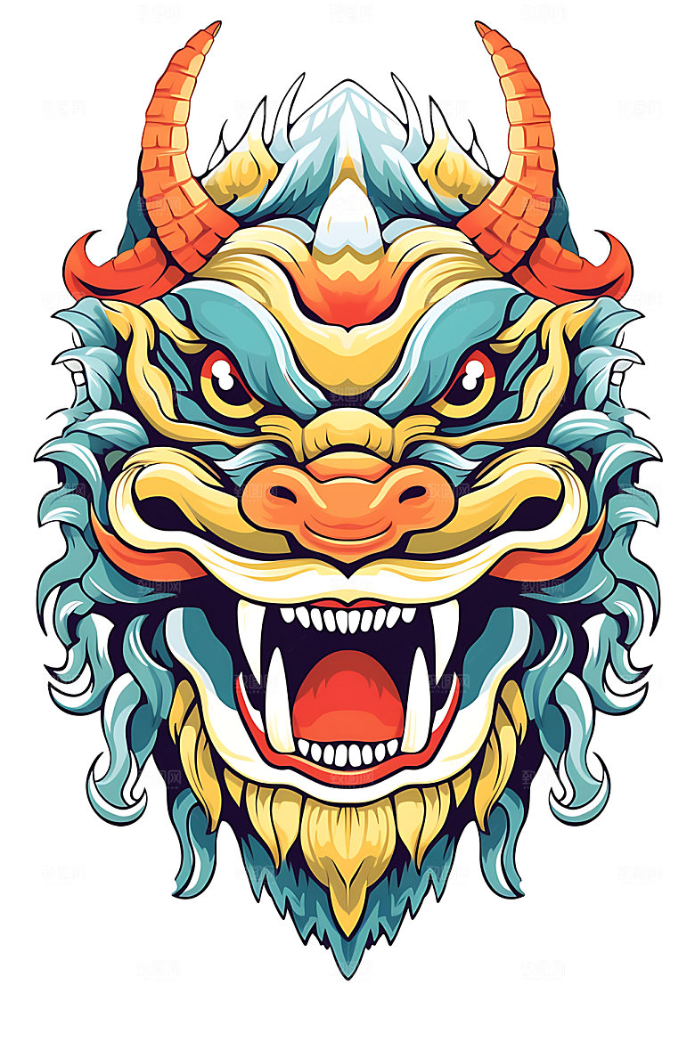 龙头风格年画
