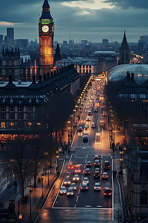 英国伦敦景点建筑摄影图
