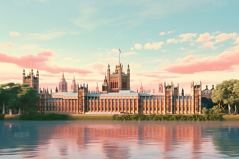 英国伦敦建筑旅游摄影图