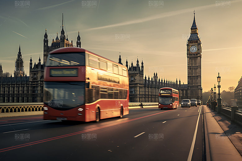 英国伦敦城市建筑摄影图