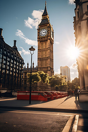 英国伦敦建筑城市摄影图