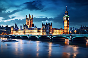 英国伦敦城市风光摄影图