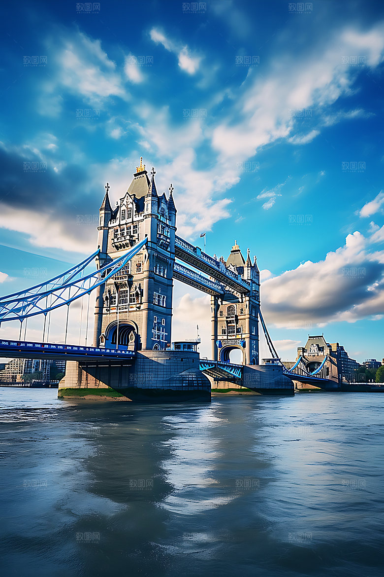 英国伦敦景点街景摄影图