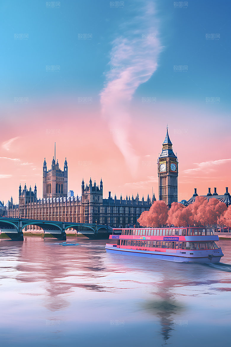 英国伦敦城市地标摄影图