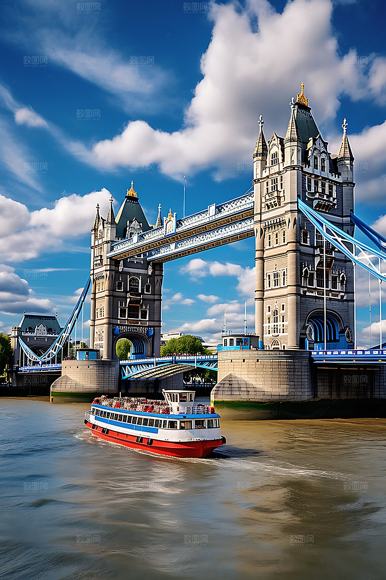 英国伦敦高清街景摄影图