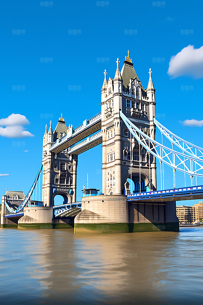 英国伦敦风光街景摄影图