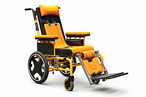 轮椅护理高清模型