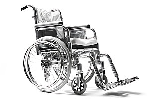 轮椅医疗服务立体模型