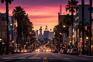洛杉矶美国建筑摄影图