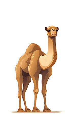 骆驼大漠哺乳动物形象