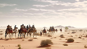 驼队高清骆驼摄影图