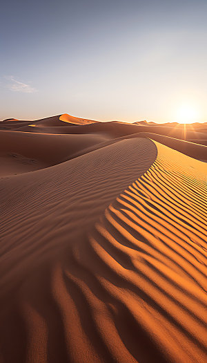 驼队沙漠高清摄影图