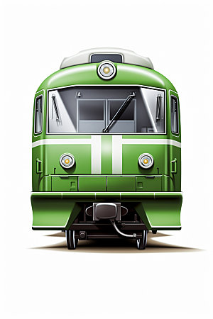 绿皮火车列车长途模型