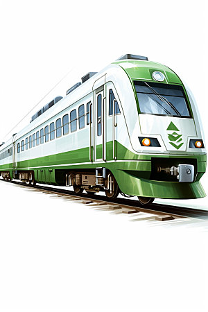 绿皮火车高清发展模型