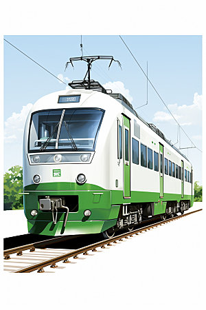 绿皮火车发展列车模型