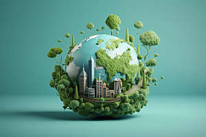 绿色环保生态高清摄影图