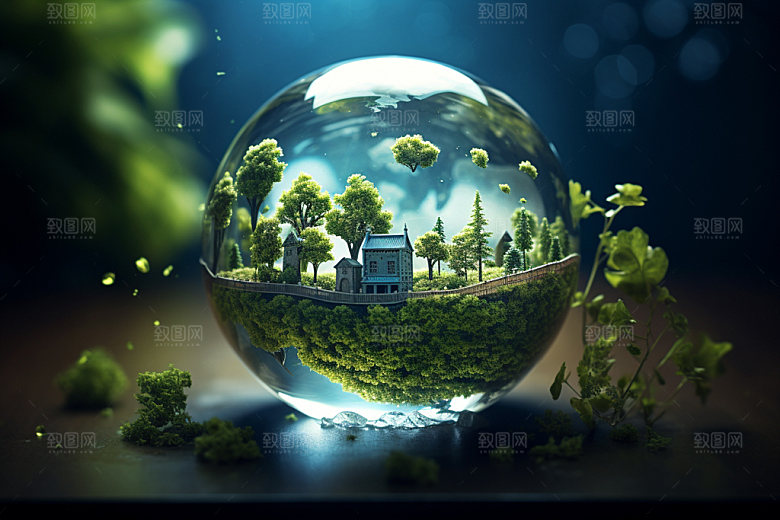 绿色环保生态高清摄影图