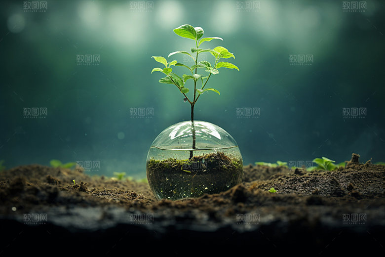 绿色环保环境日地球日摄影图