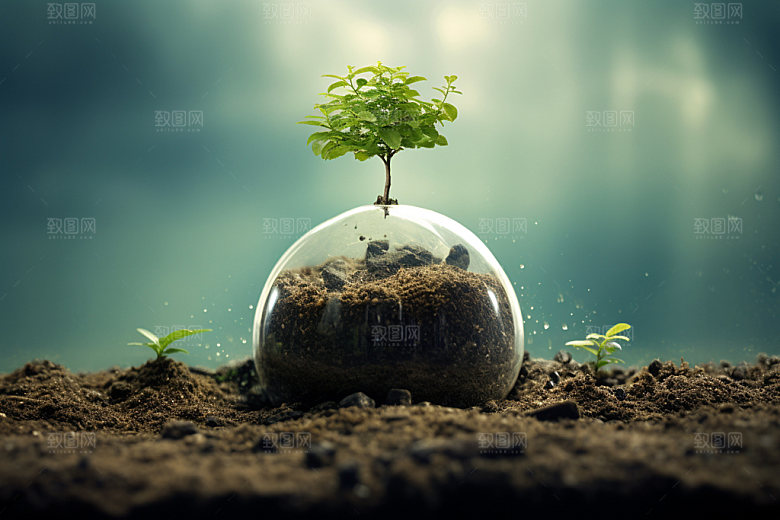 绿色环保自然生态摄影图