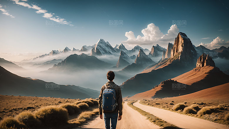 独自旅行高清自由行摄影图