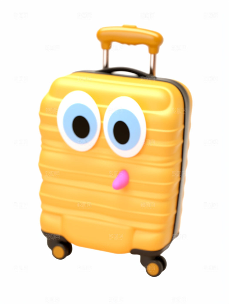 膨胀风旅游卡通高清元素