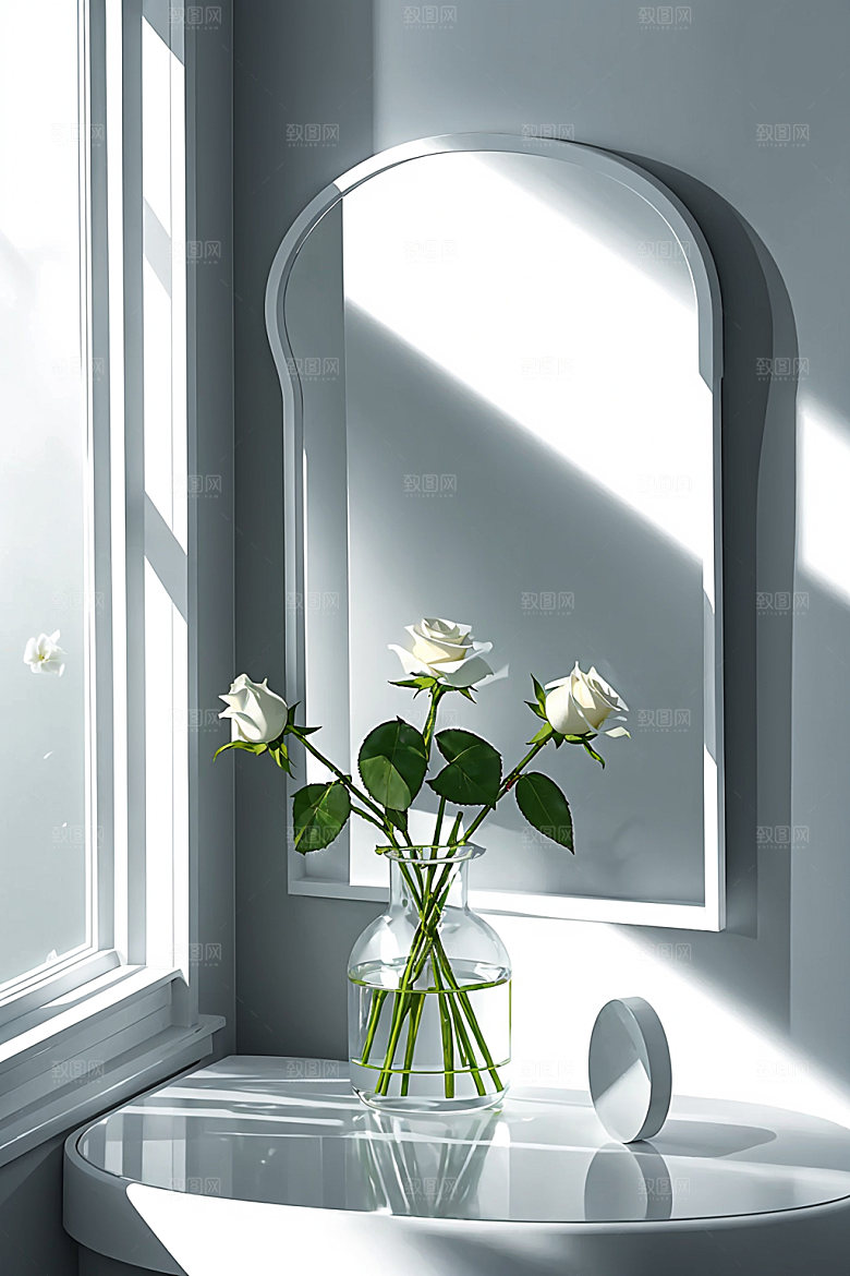 绿植插花水培家居效果图