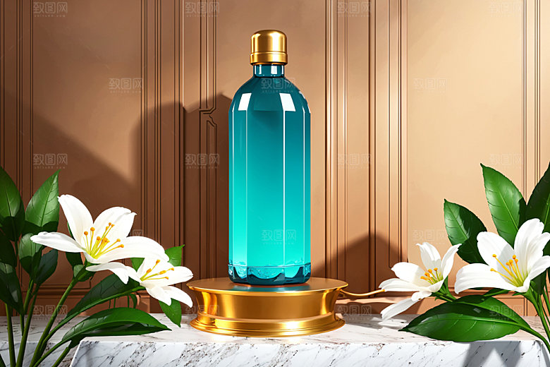 绿植插花简约软装效果图