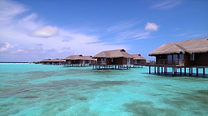 马尔代夫海岛度假摄影图