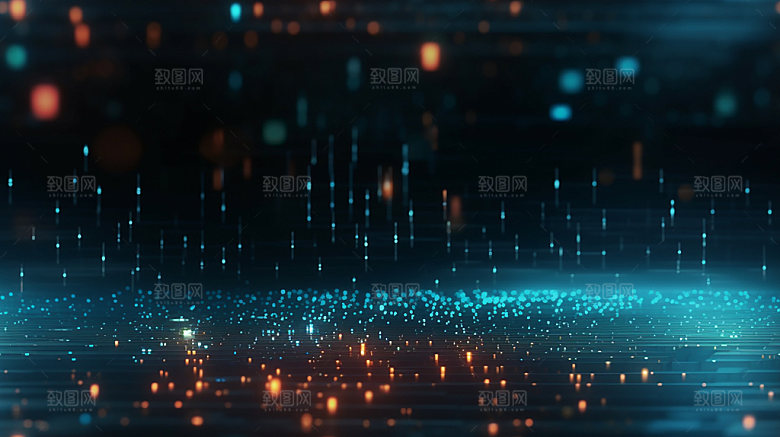 脉冲波未来电子背景